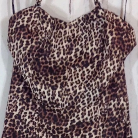 NWT Nikibiki Leopard Convertible Halter Dress - Picture 3 of 7